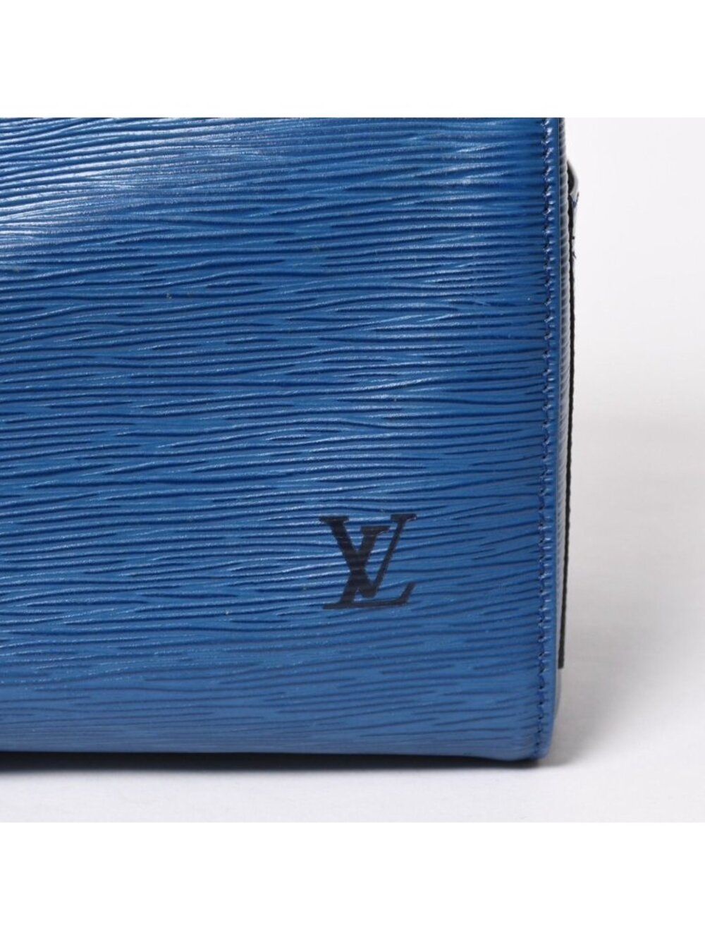 Louis Vuitton Speedy 30 Epi Boston Bag Leather Toledo Blue Gold - Picture 12 of 16